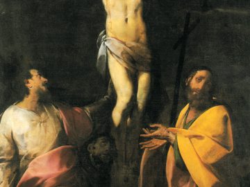 Crocifissione tra i Santi Filippo, Giacomo e Francesco